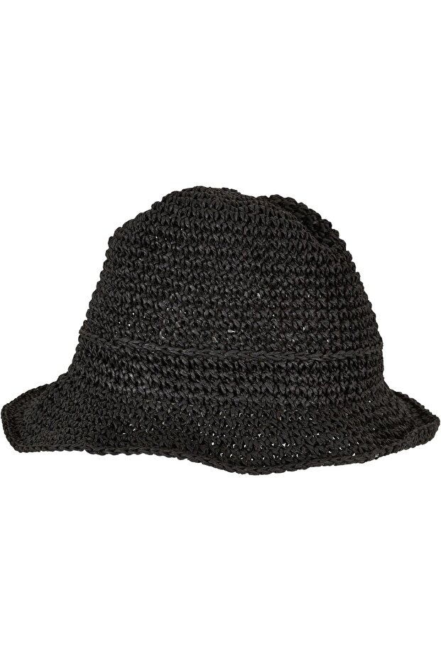 Damen Braided Bast Bucket Hat - 4