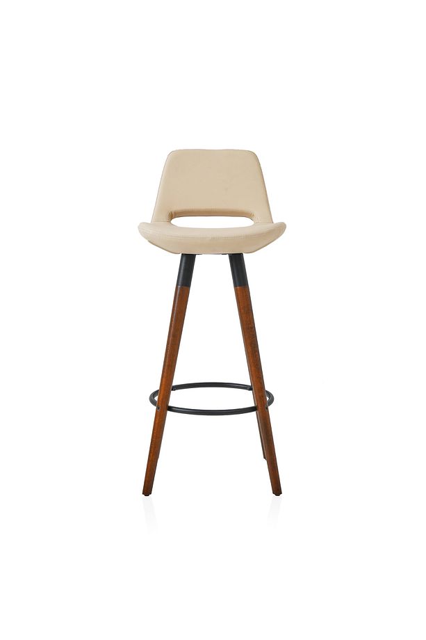 Retro 2'li Bar Taburesi - Krem - 107 cm - 4