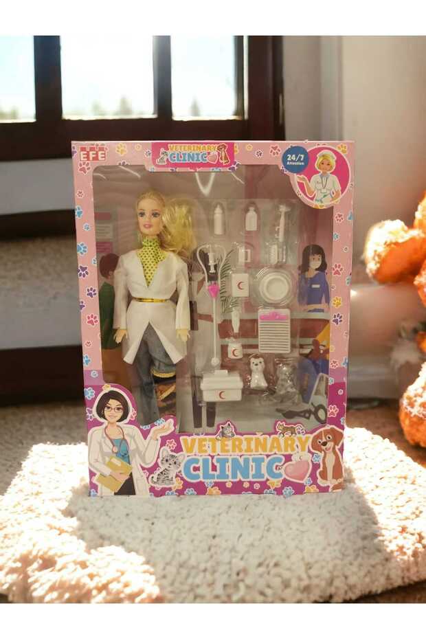 Veteriner - Hemşire Oyuncak Bebek Seti - 1