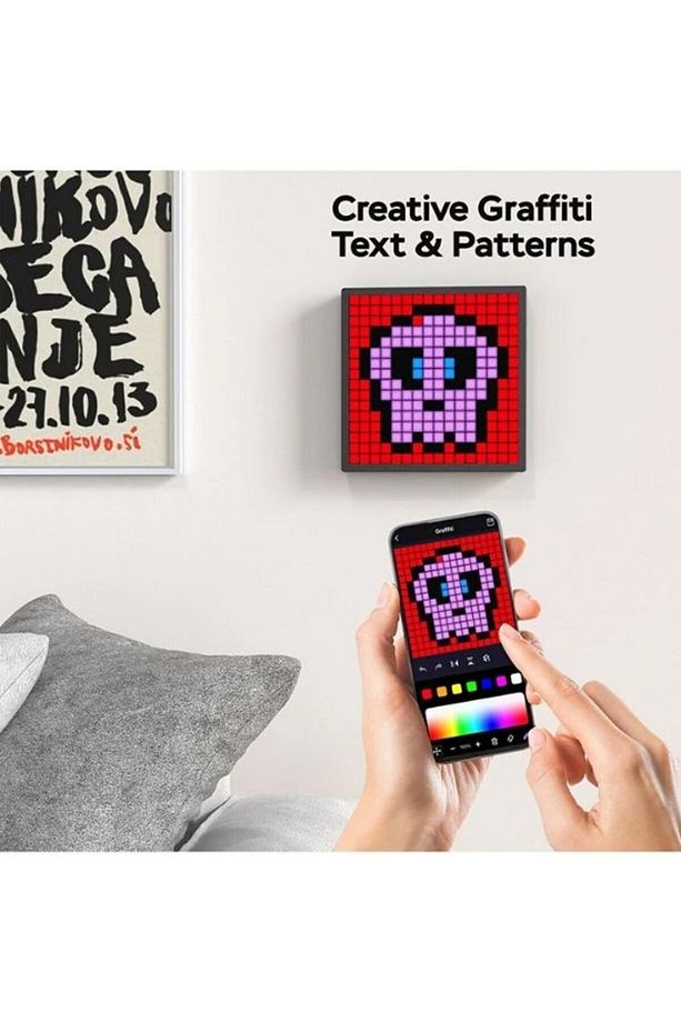 16x16 Piksel LED Ekranlı APP Kontrollü Akıllı Piksel Resim Çerçevesi - 2