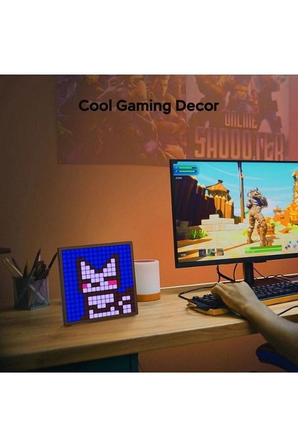 16x16 Piksel LED Ekranlı APP Kontrollü Akıllı Piksel Resim Çerçevesi - 3