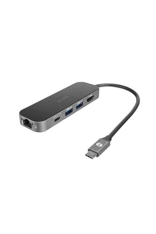 SWV-USBC031 HDMI 4K Metal Type-C to 3*USB3.0 6 in 1, 1xPD Şarj, 1xUSB-C Adaptör - 1