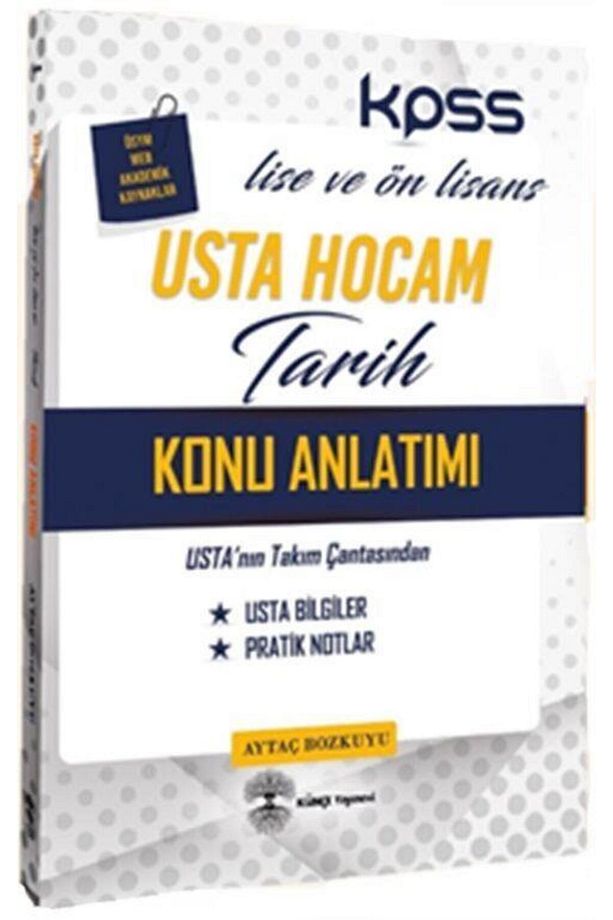 KPSS Tarih Lisans ve Ön Lisans Usta Hocam Konu Anlatımlı Künçe Yayınları - 1
