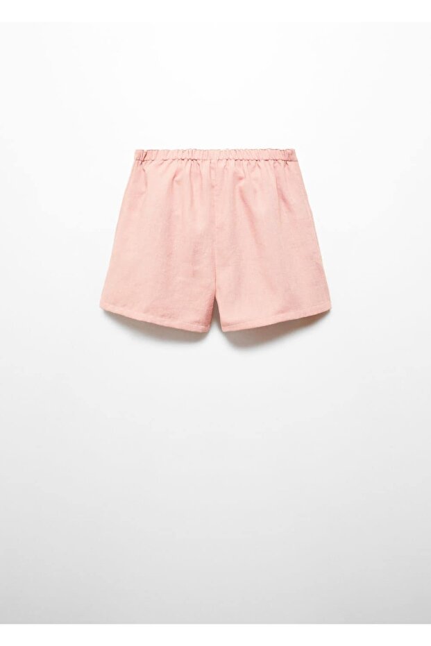 Elastik belli şort - 4