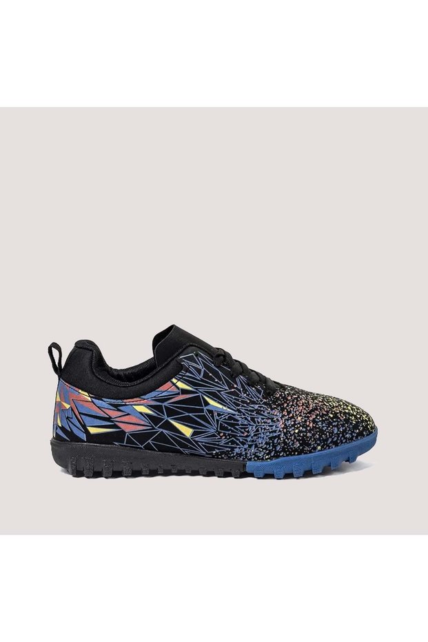 Cool Messi Filet Boys' Astroturf Field Shoes Black
