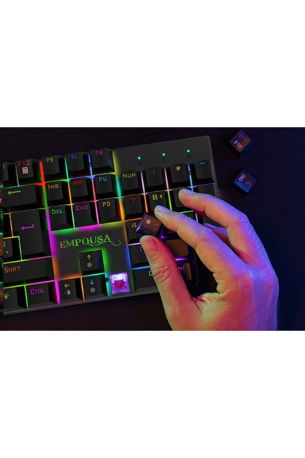 IKG-443 Empousa Red  Switch Full Rgb  Software Mechanıcal  Keyboard - 7