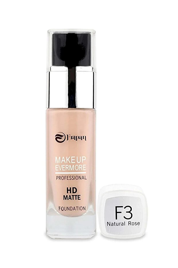 Professional HD Matte Foundation F3 Natural Rose