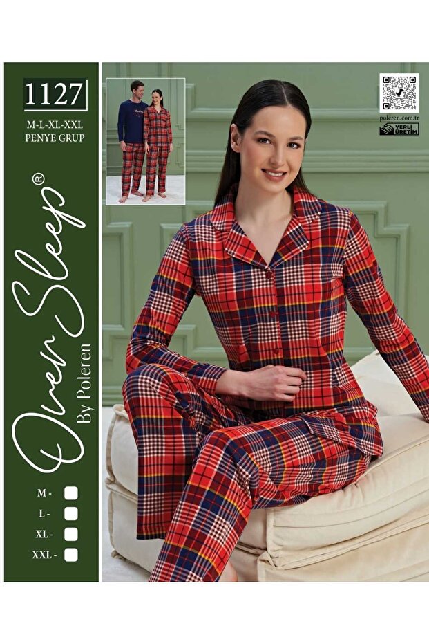 OVER SLEEP 1127 POLEREN PİJAMA TAKIM - 1