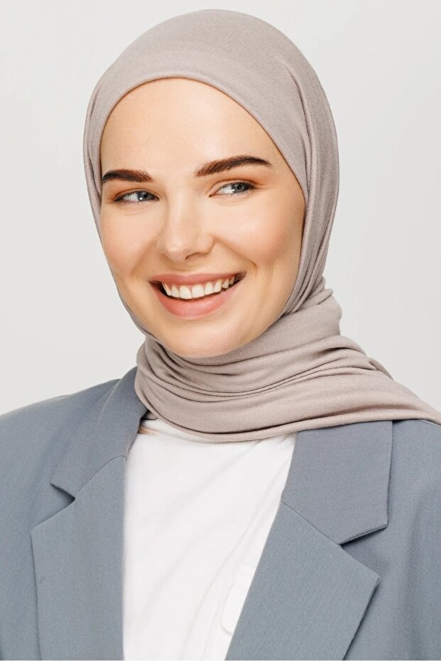 حجاب حجاب شال قطن ممشط بيج