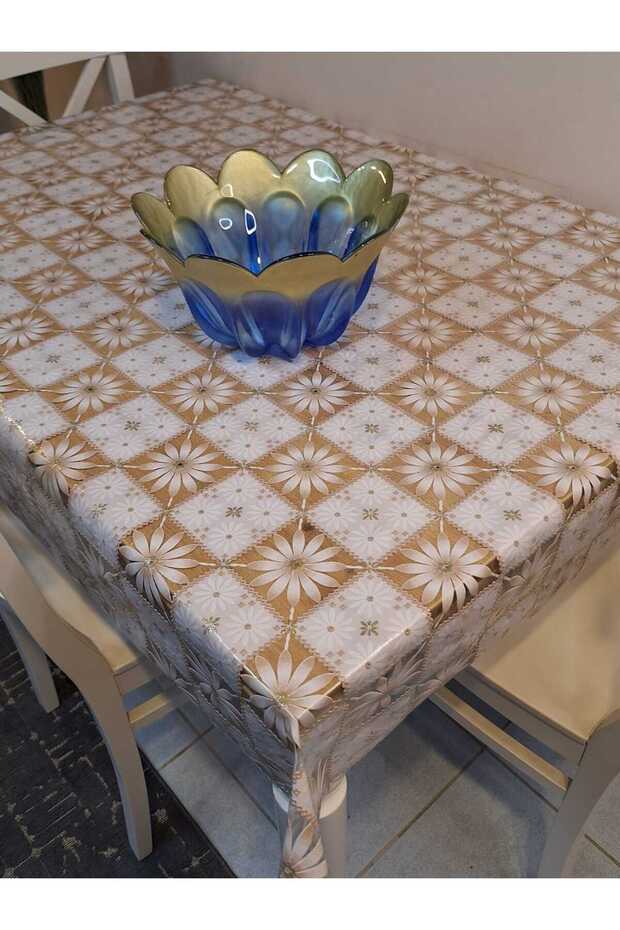 قماش زيتي مستورد من مادة PVC - مفرش طاولة قابل للمسح - 3