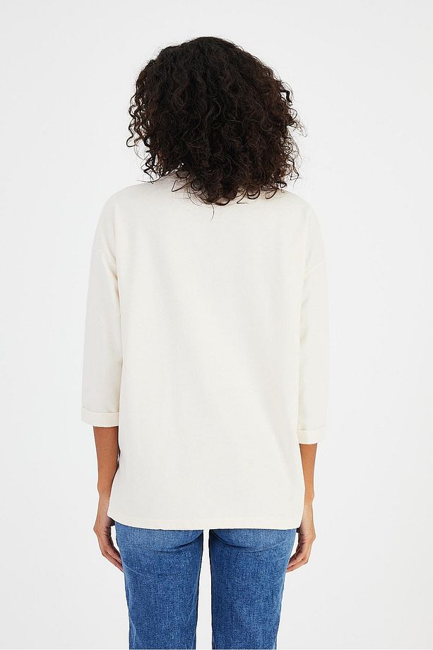 CEP DETAYLI SWEATSHIRT(B24-00195) - 3