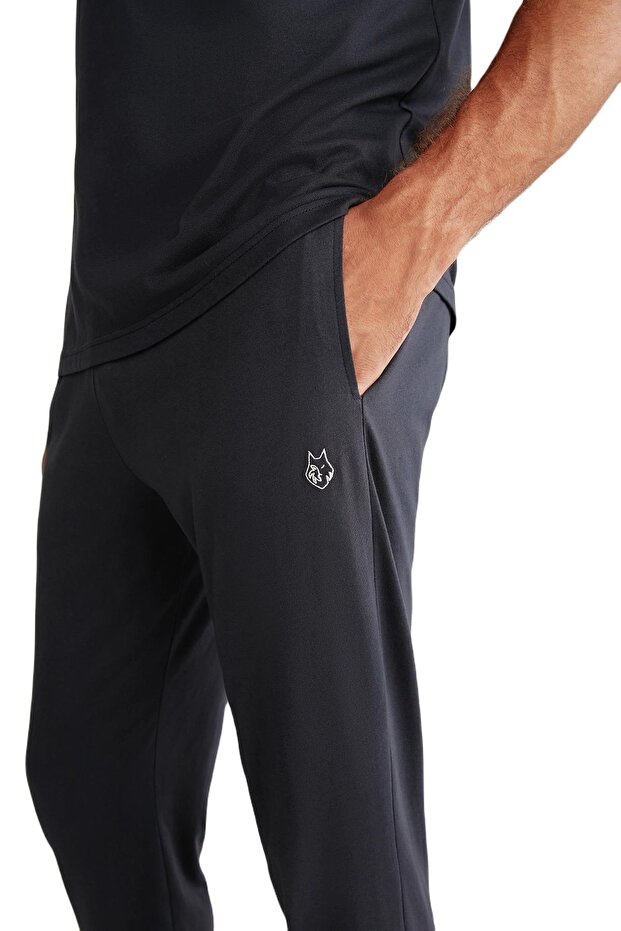 طقم بيجامة رجالي باللون الأزرق الداكن من First Touch - 5