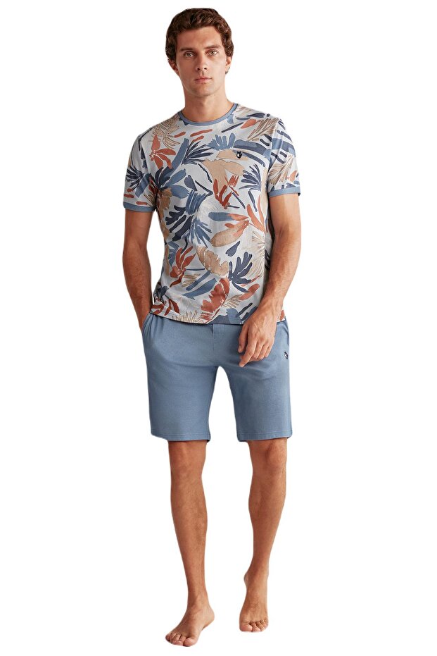 First Touch muške plave šortseve set 413 - 1