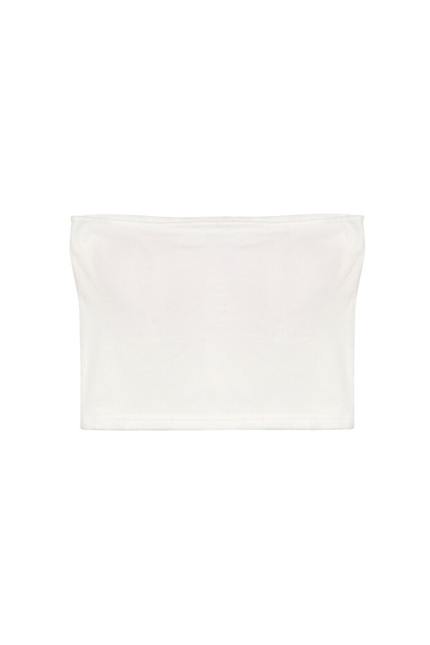 Basic Büstiyer Bluz Ekru - 2