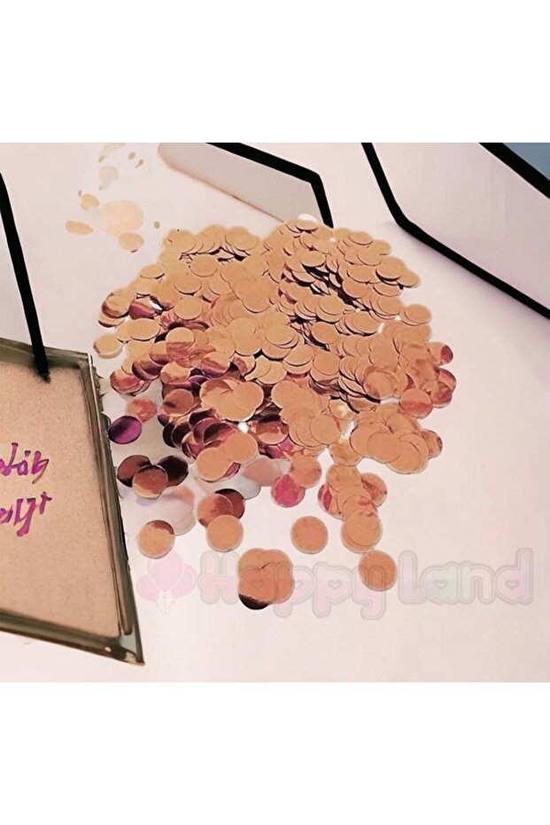 Rose Gold Metallic Balloon Confetti