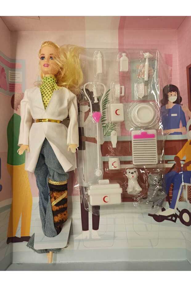 Veteriner - Hemşire Oyuncak Bebek Seti - 3