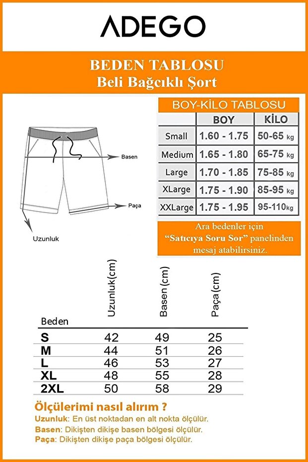 Erkek Ekru Basic Regular Fit Şort & Bermuda - 7
