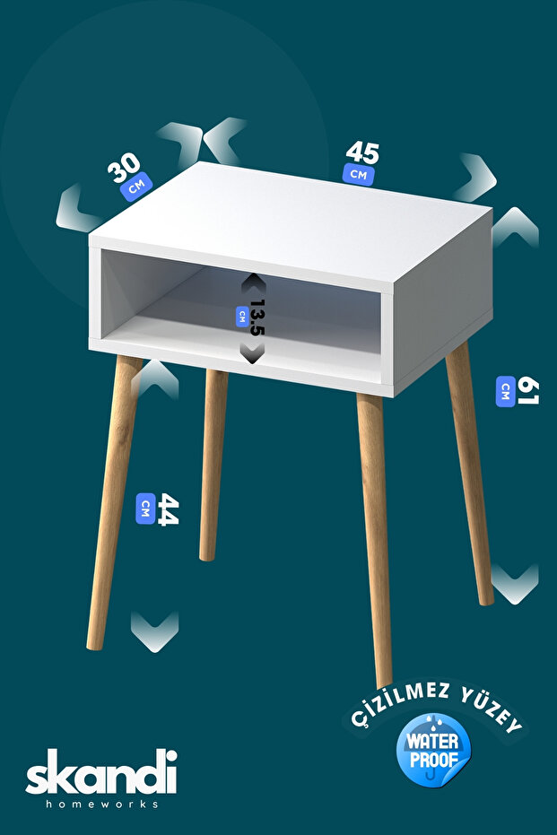 Fiona 2'li Komodin Seti - 6