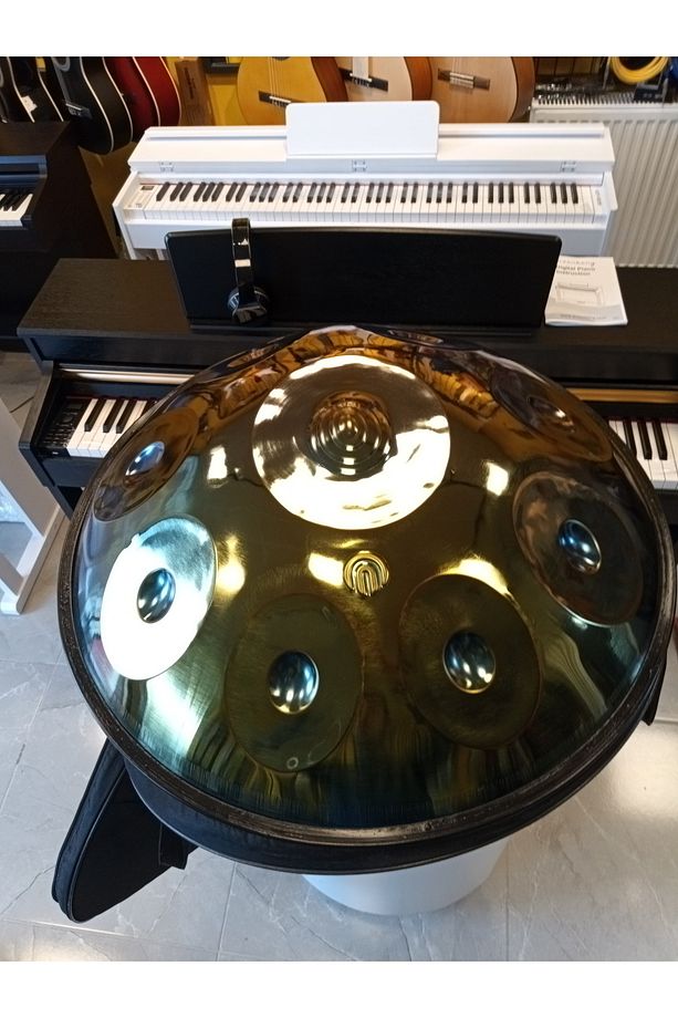 Titanium Handpan 9 nota Re Minör Soft Case Taşıma Çantalı - 8