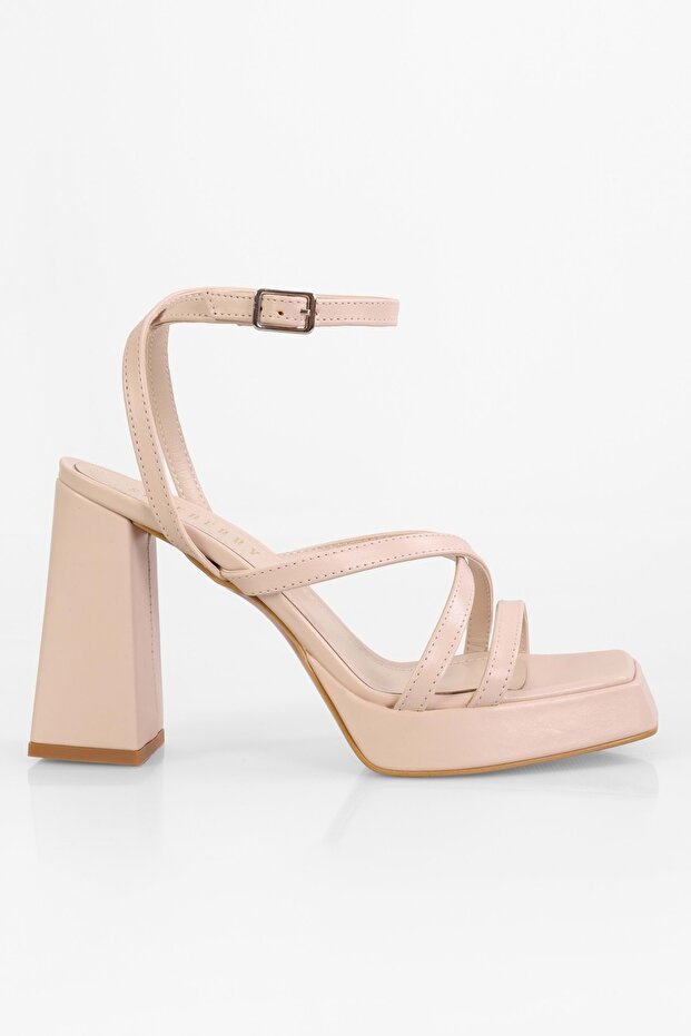 Női Shanty Skin Platform sarkú cipő - 4