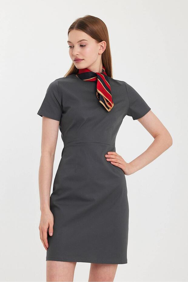 BASIC ELBİSE MEVSİMLİK KUMAŞ - 1