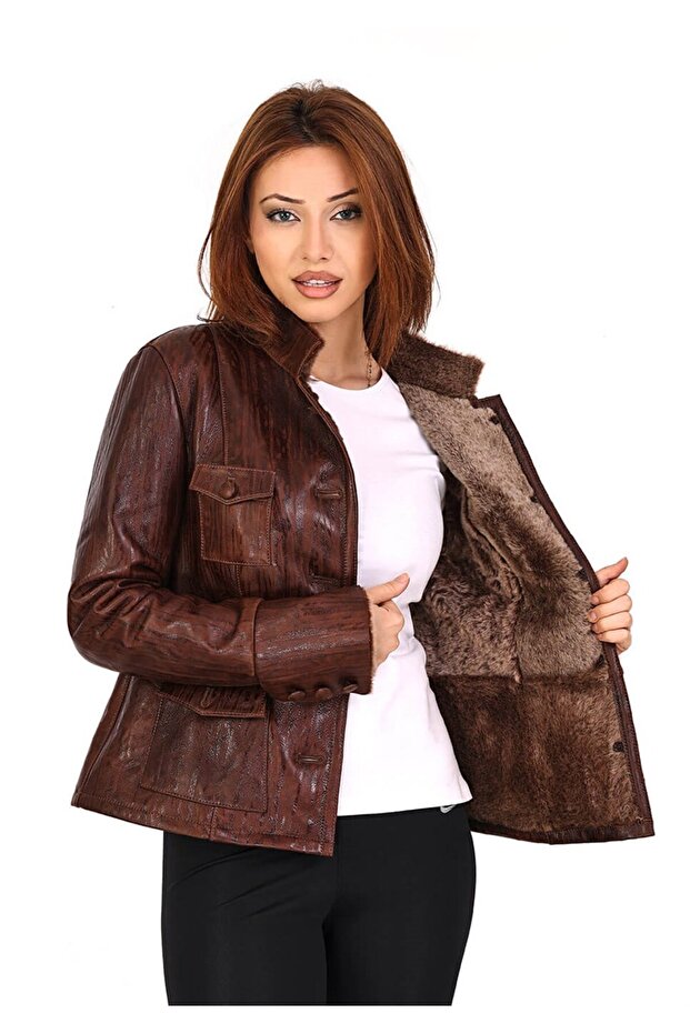 Kadın Gerçek Deri Bk-796 - 20249 Fa7 - 3