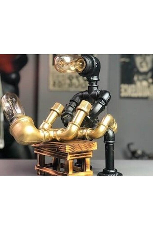 Dekoratif Borudan Masa Lambası - 4