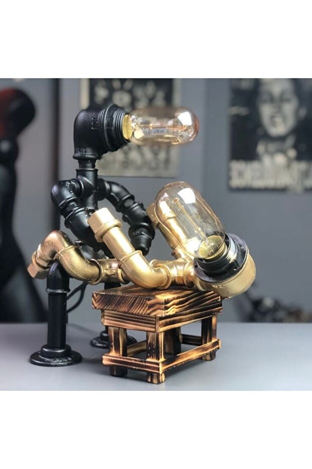 Dekoratif Borudan Masa Lambası - 3