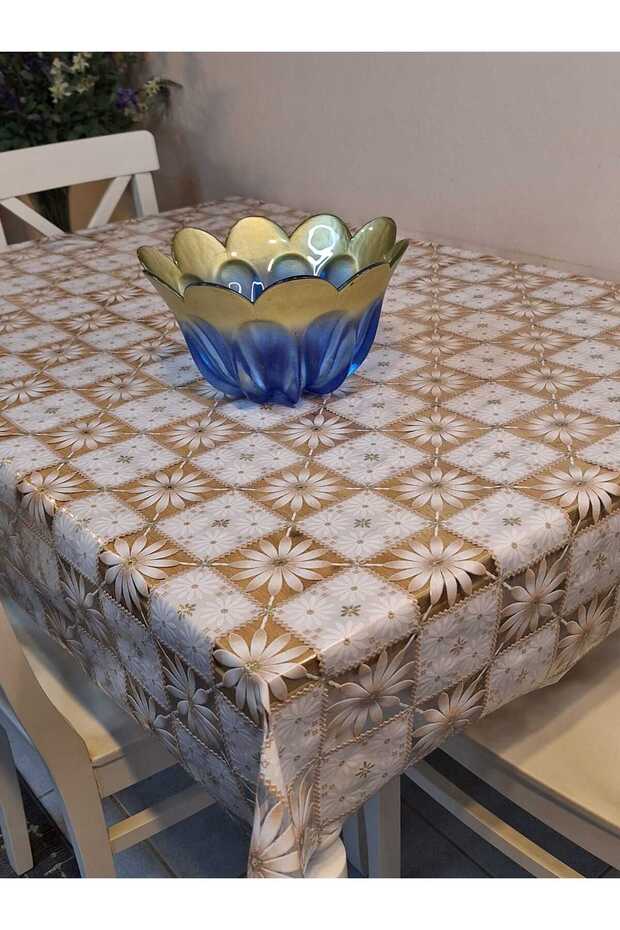 قماش زيتي مستورد من مادة PVC - مفرش طاولة قابل للمسح - 2