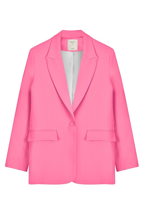 Blazer Ceket Şeker Pembe - 1