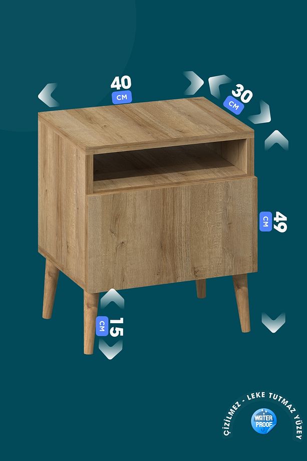 Luce Yan Sehpa Set 2'li - 7