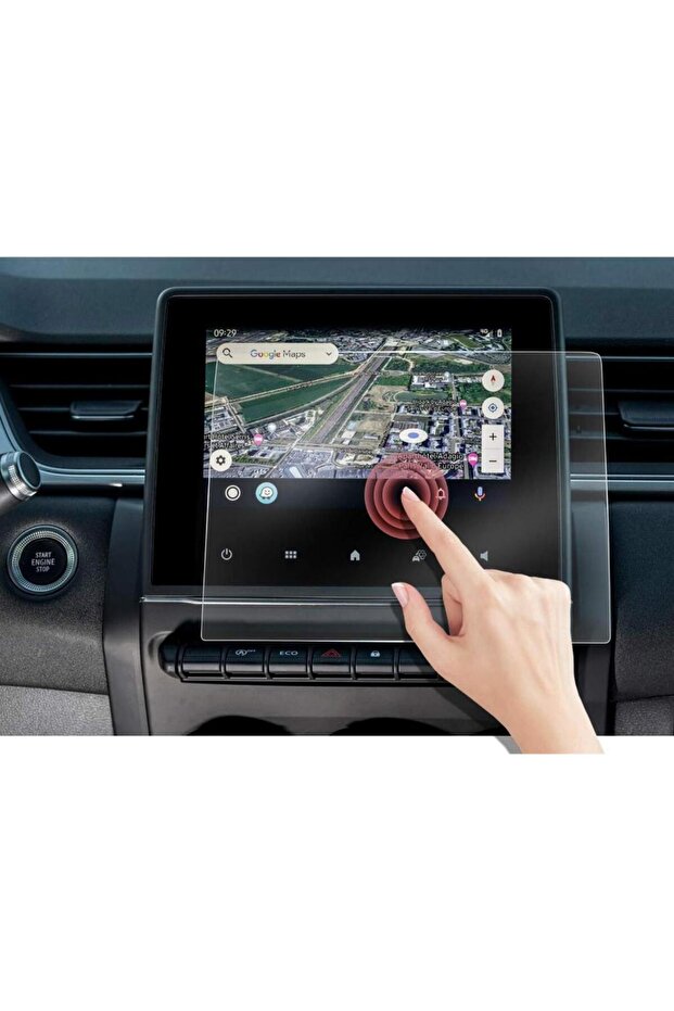 رينو كابتور 7 بوصة واقي شاشة الوسائط المتعددة شفاف - 3