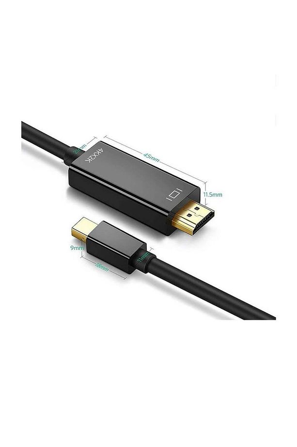 4K 60Hz HDR Mini Displayport Thunderbolt to Hdmi Kablosu - 4K Mini Dp to Hdmi  Kablo - 3m - 4