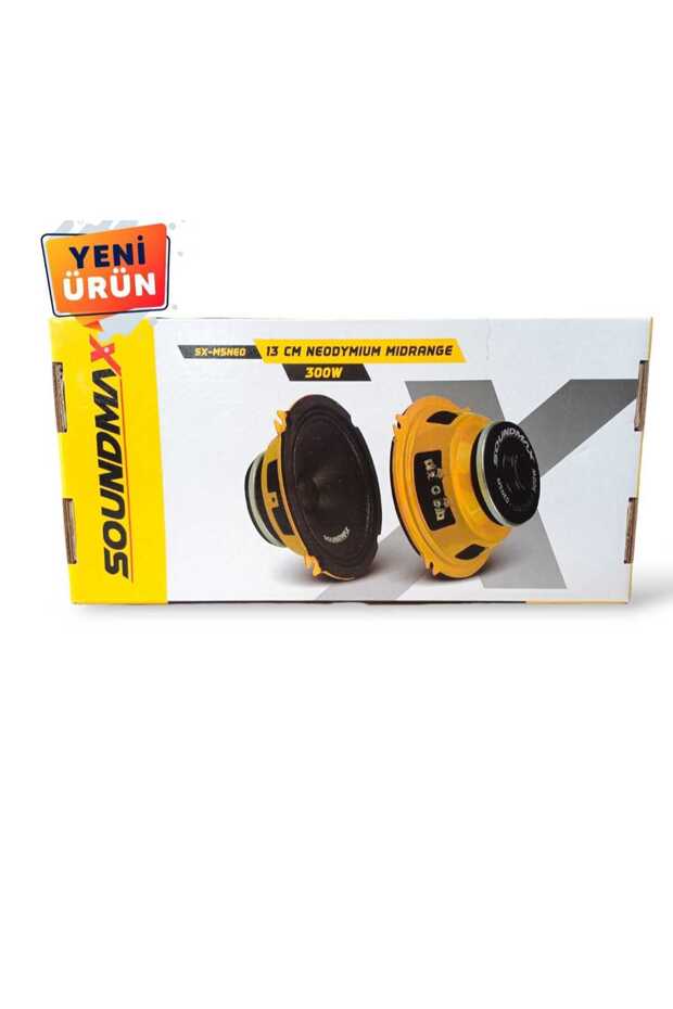 13 CM  SPL  NEODYIUM  MİDRANGE  SOUNDMAX    ÇİFTİ 600 WAT 170 RMS  KULAKLIK HEDİYE - 1