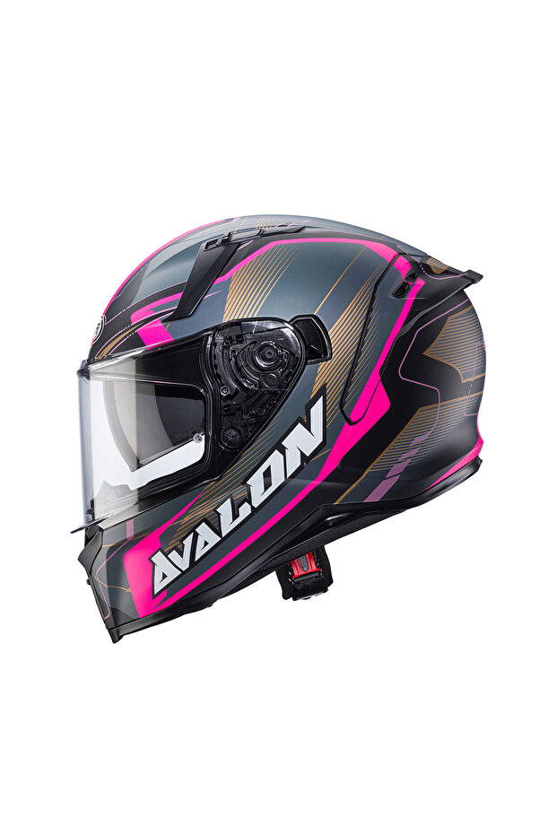 AVALON X OPTIC MAT BLK-GREY-FUCHSIA - 2