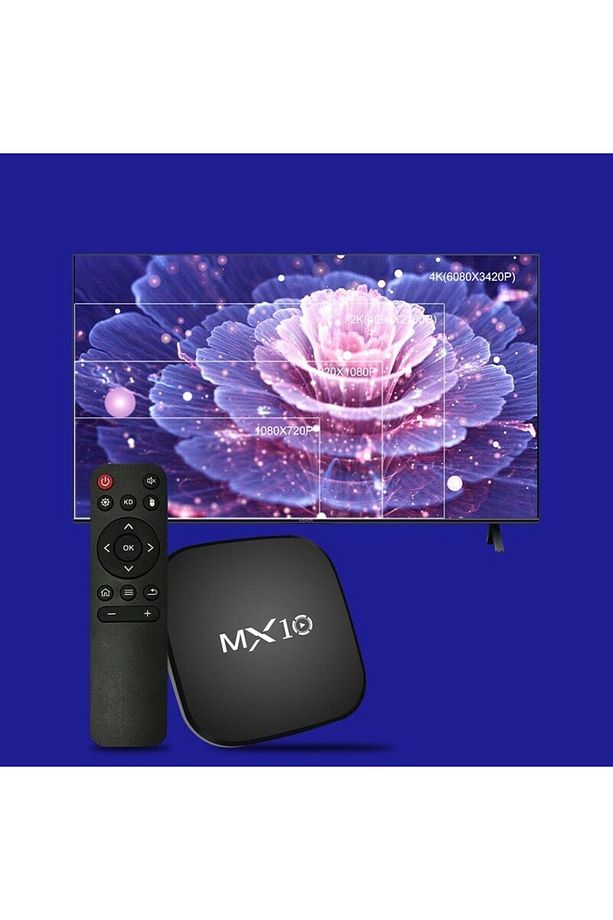 4K Android 11 Smart Tv Box + Stick Wifi Akıllı Tv Kutusu Ve Kumandası Medya Oynatıcı Mx10 Box - 3