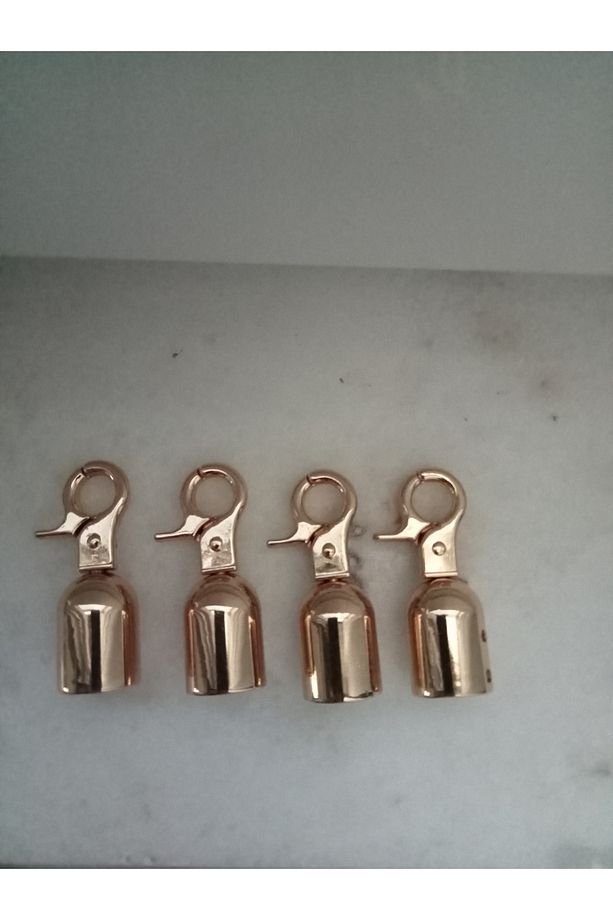 4 (dört ) Adet Kancalı Çanta Sapı Kovanı - 1