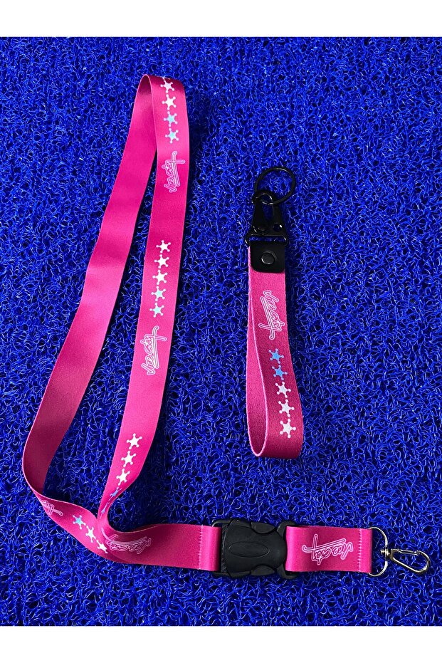 VICE CITY KEYCHAIN AND NECK LANYARD SET - HIGH-QUALITY CAR/MOTORCYCLE ACCESSORY