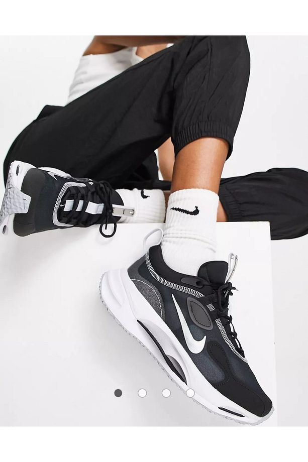 Spark Siyah Sneaker Ayakkabı - 1
