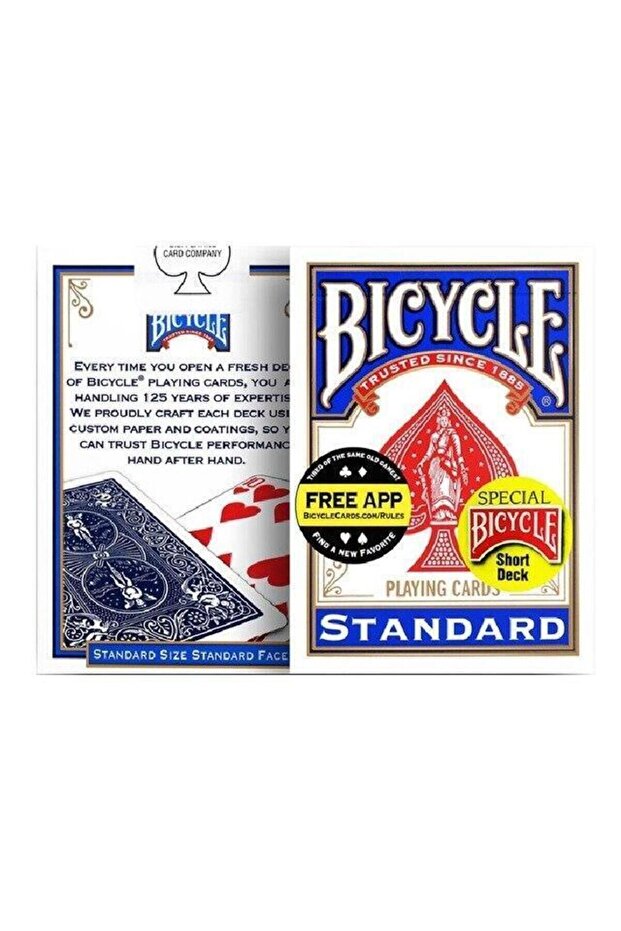 بطاقات اللعب السحرية ذات الورق القصير - مجموعة أوراق اللعب الزرقاء - 2