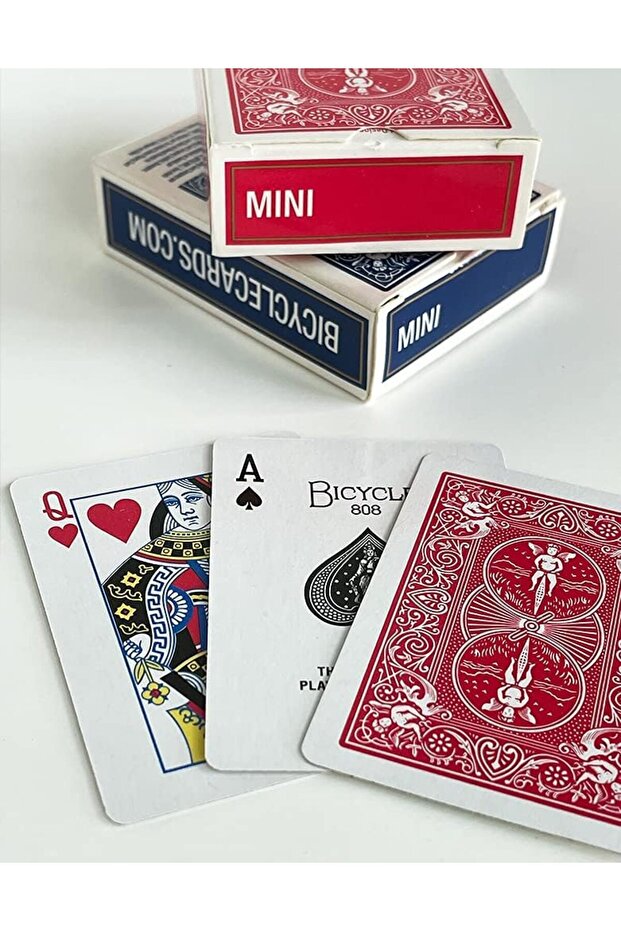 بطاقة ألعاب Ob1 Mini Deck باللون الأحمر - 4