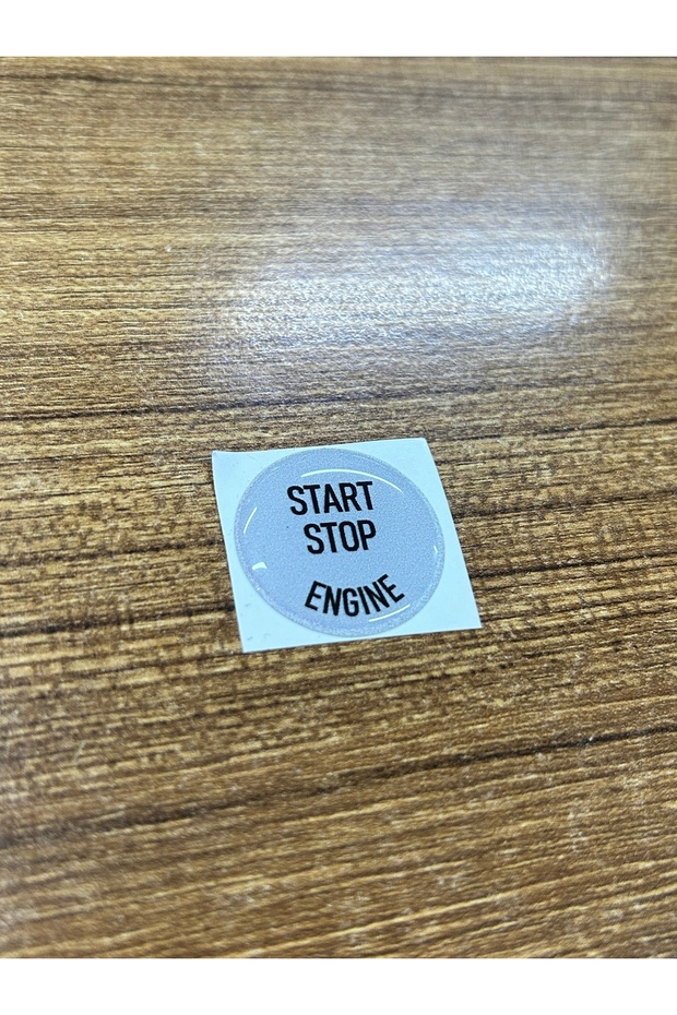 BMW E60 E70 E71 E87 E90 E92 GRİ START STOP STICKER ÜSTÜNE YAPIŞTIRMA - 3