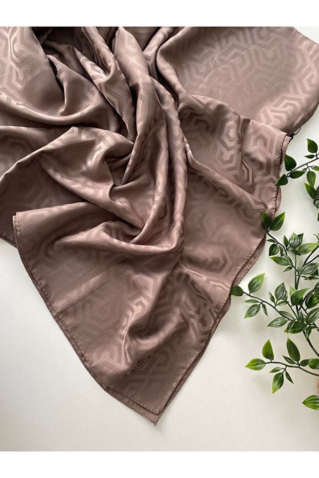 Drop Pattern Jacquard Shawl - 1