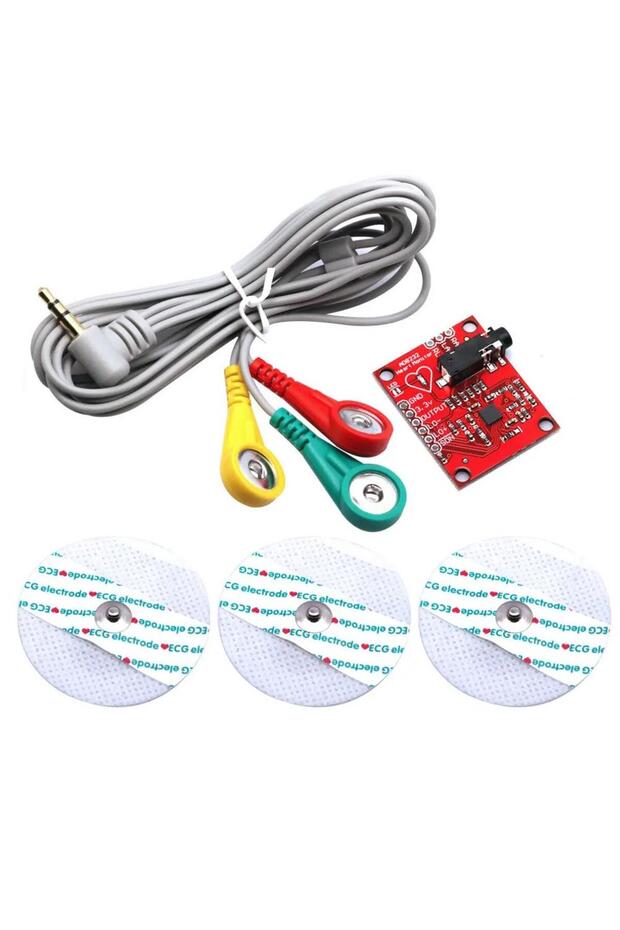 Ad8232 Kalp Atışı Ekg Izleme Sensörü Modülü Seti - 3