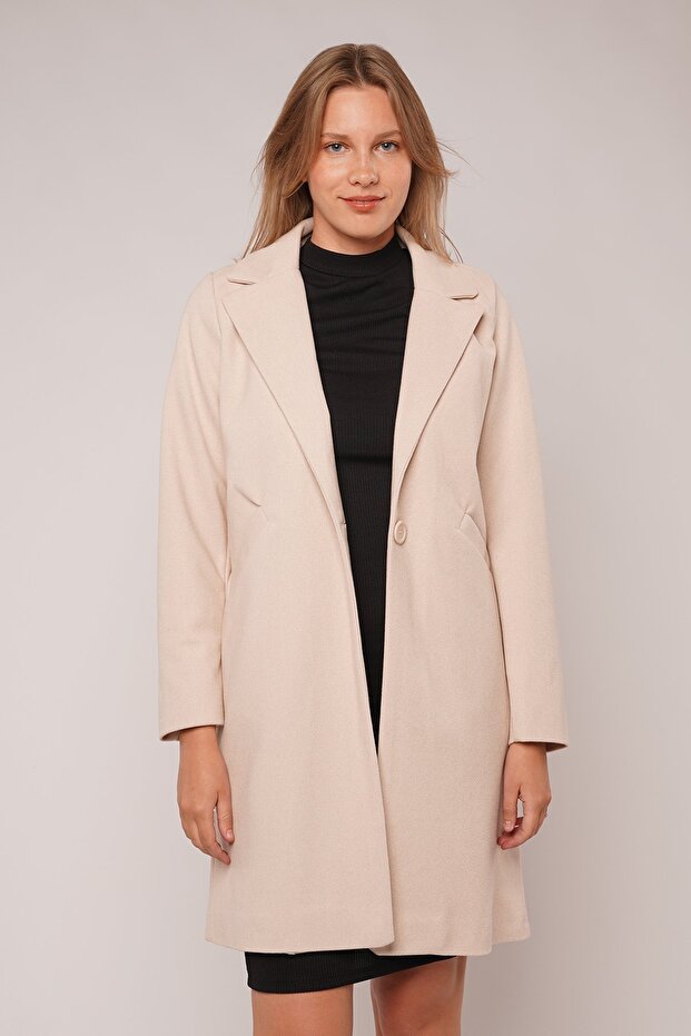 معطف غابريا بزر واحد - 1