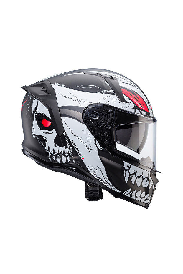 AVALON X PUNK MAT GREY-WHITE-RED - 3