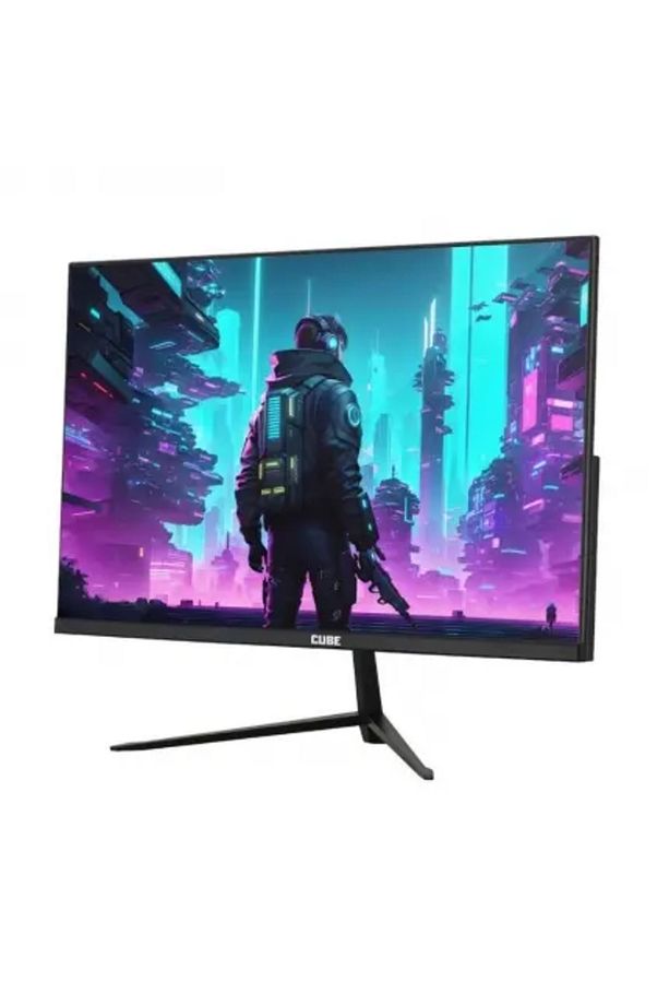 23.8 CUBE PF-24V165F VA 1MS 165HZ HDMI DP USB FHD 1920X1080 FREESYNC VESA RGB SIYAH GAMING - 1