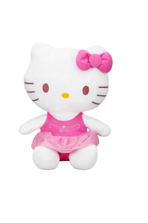 Toy Hello Kitty Plush with Bow 36 Cm Pink