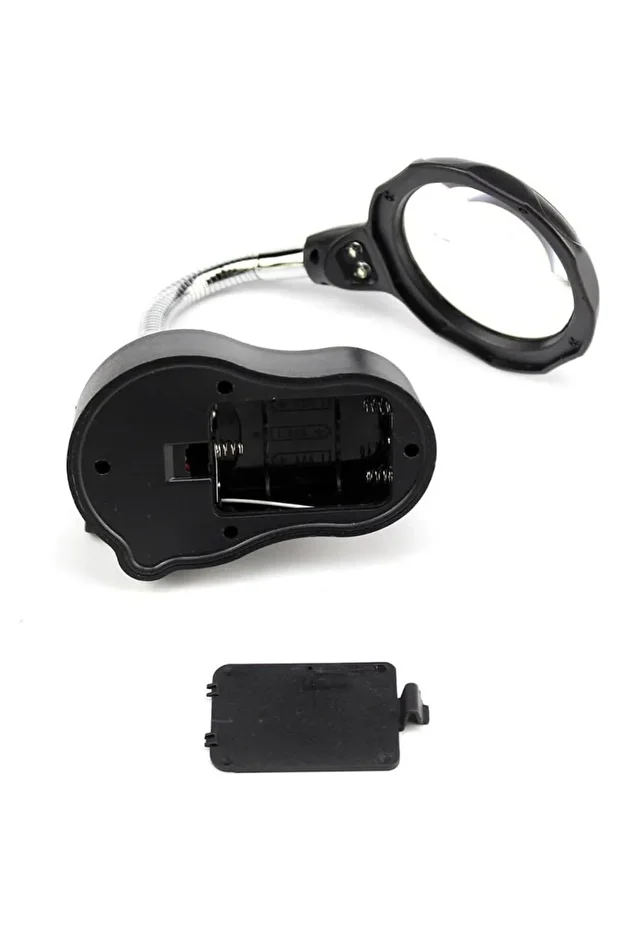 Çok Fonksiyonlu LED Işıklı Büyüteçli ve Mercekli Lehim Tamir Havya Standı - MG16126-A - 8