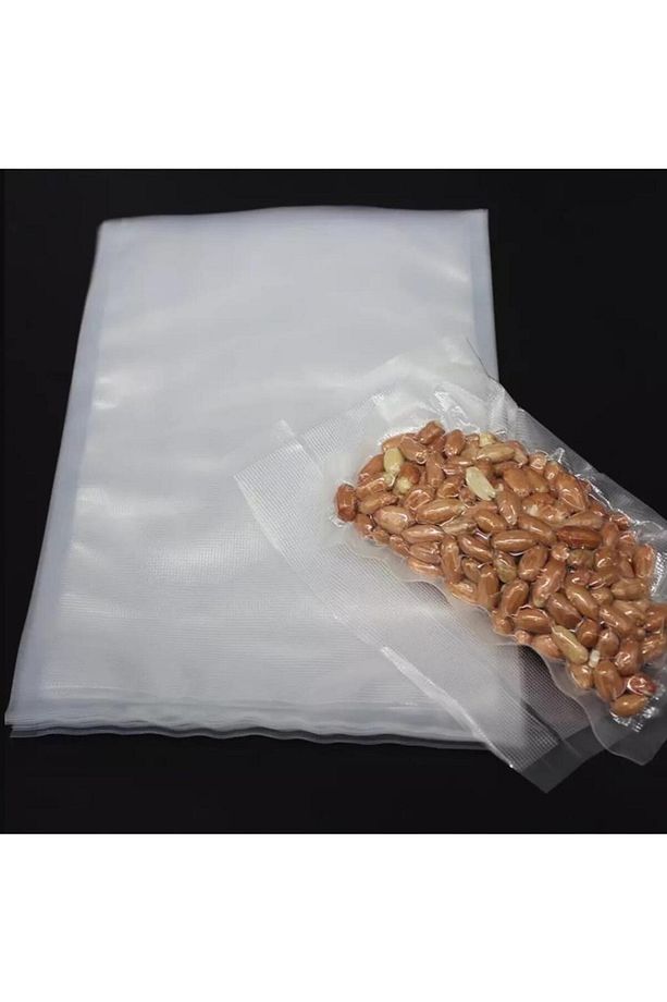 18*23cm Tırtıklı Gofrajlı Vakum Makine Torbası 10 Adet - 2